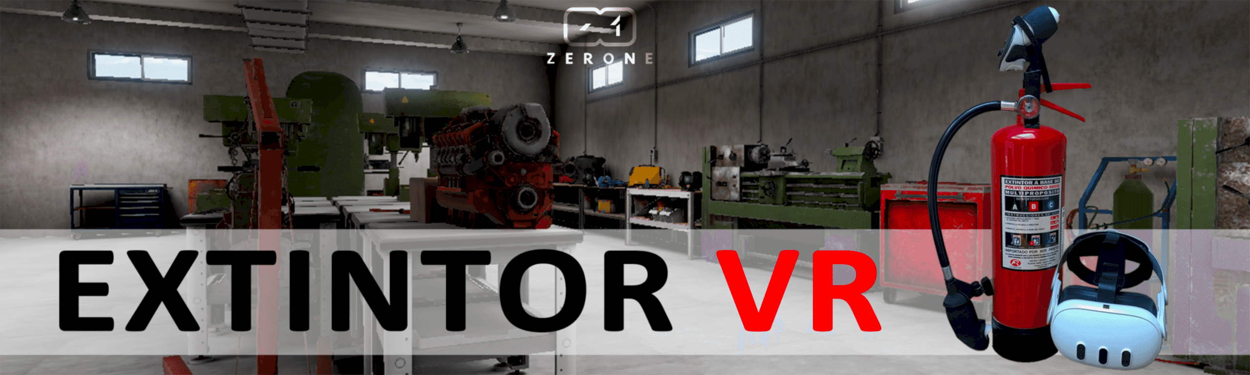 Simulador Extintor VR Panorámica